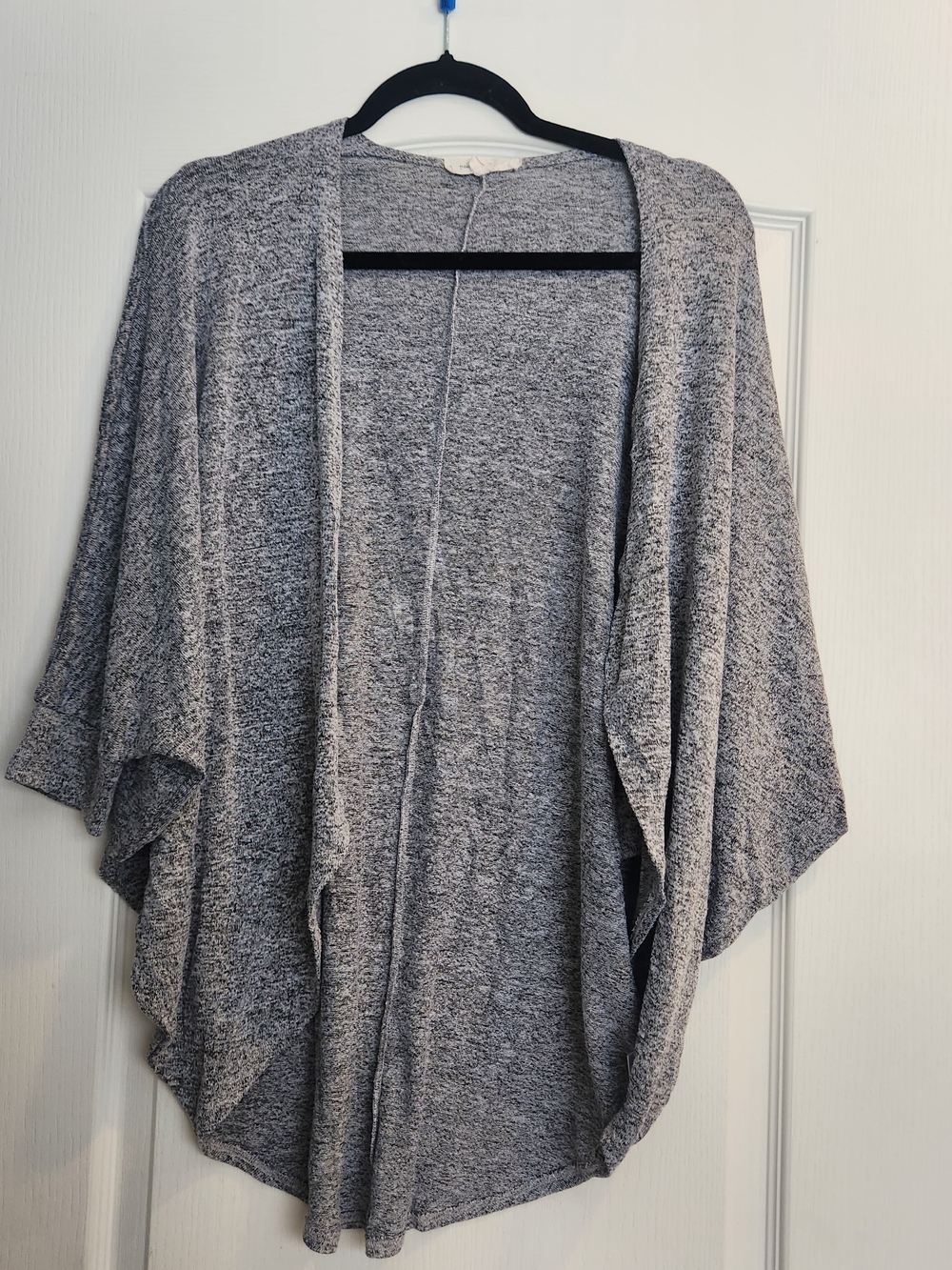 Painted Threads Gray Open-Front Women's Cardigan Sweater S Euc